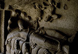 マハーバリプラム マヒシャマルディニー窟 ヴィシュヌ神