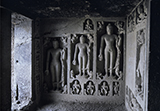 カーヘンリー石窟 第3窟 「蓮華の茎を持つ観音立像」