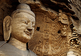 雲崗石窟 第20窟　坐仏像（中国）　1982年