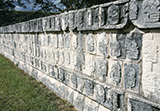 チチェン・イツァ遺跡　髑髏の浮彫り（メキシコ）　1969年