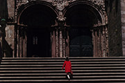 スペイン　サンチアゴ・デ・コンポステラ大聖堂「金工師の門」　1977年